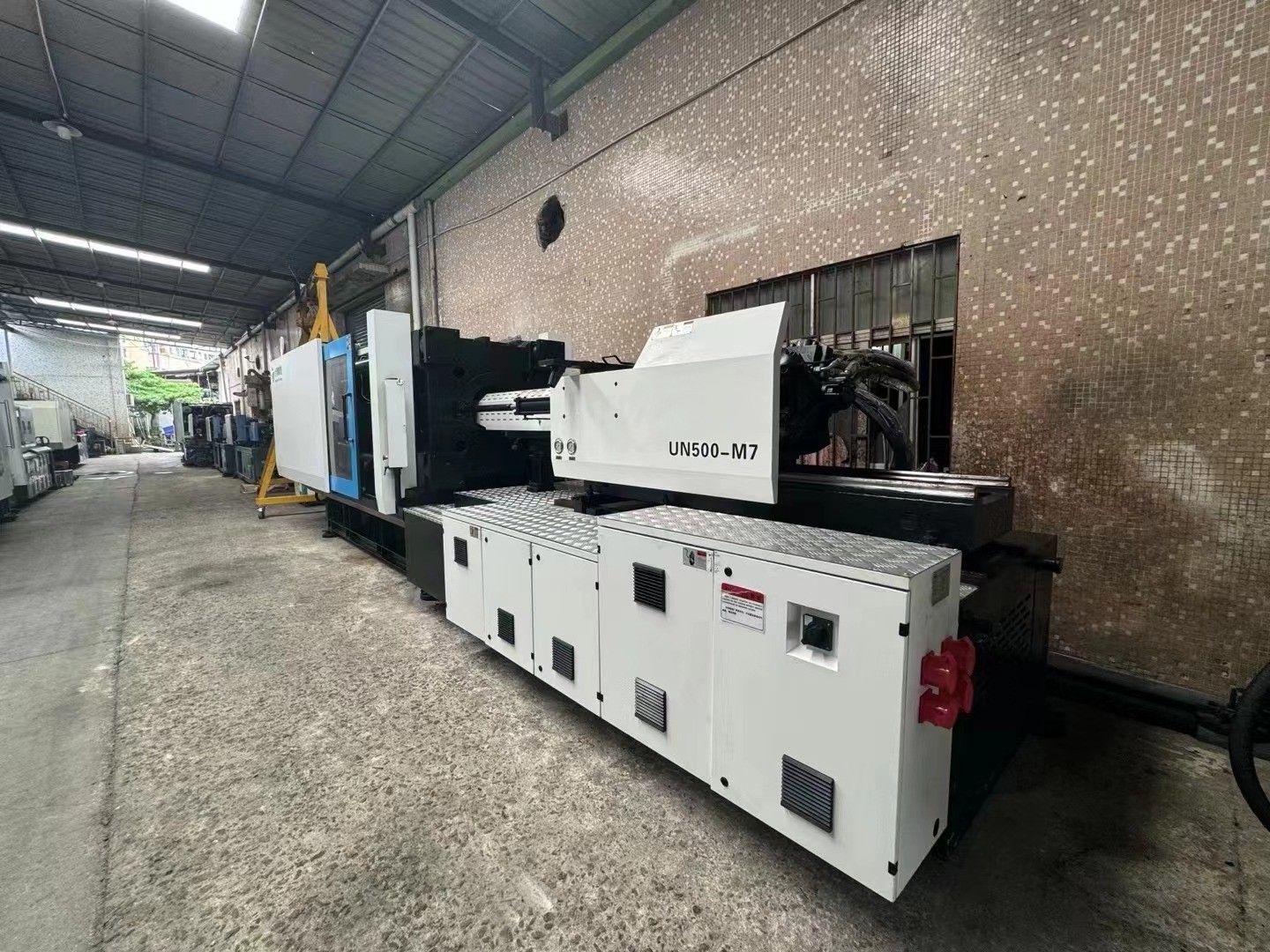 Horizontal 450T 40mm Used Injection Molding Machine PLC Control System Recycled Water Hydraulic