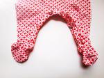 Velour Cute Baby Rompers With Feet For Baby Girl