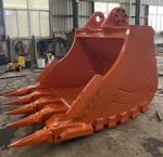 Wear Resistant Excavator Rock Bucket Mining Construction 0.8-2.5cbm Heavy Duty