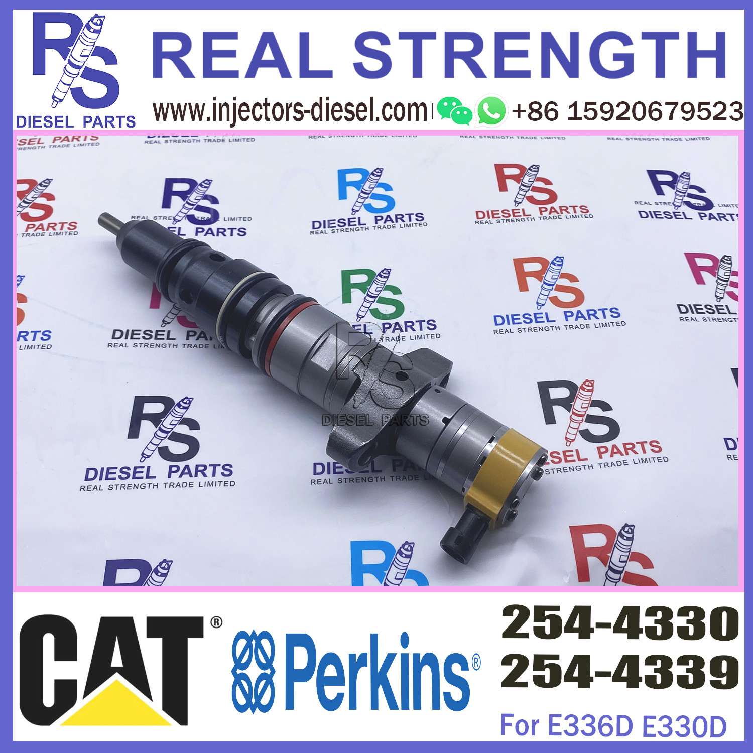Diesel nozzle assembly common rail injector 2544330 254 4330 254-4330 for C7 C9 C-9 engine