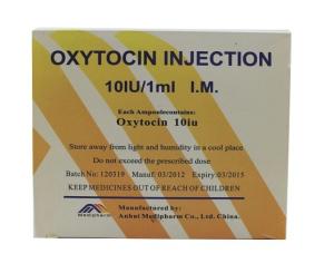 Quality Oxytocin Injection 10iu/1ml, 100's/box, GMP Medicine with BP/CP/USP Standrad wholesale