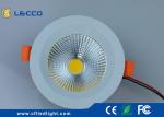 100 LM / W LED Recessed Downlight 7W Fan Type COB Light Source 30 000H CRI > 80
