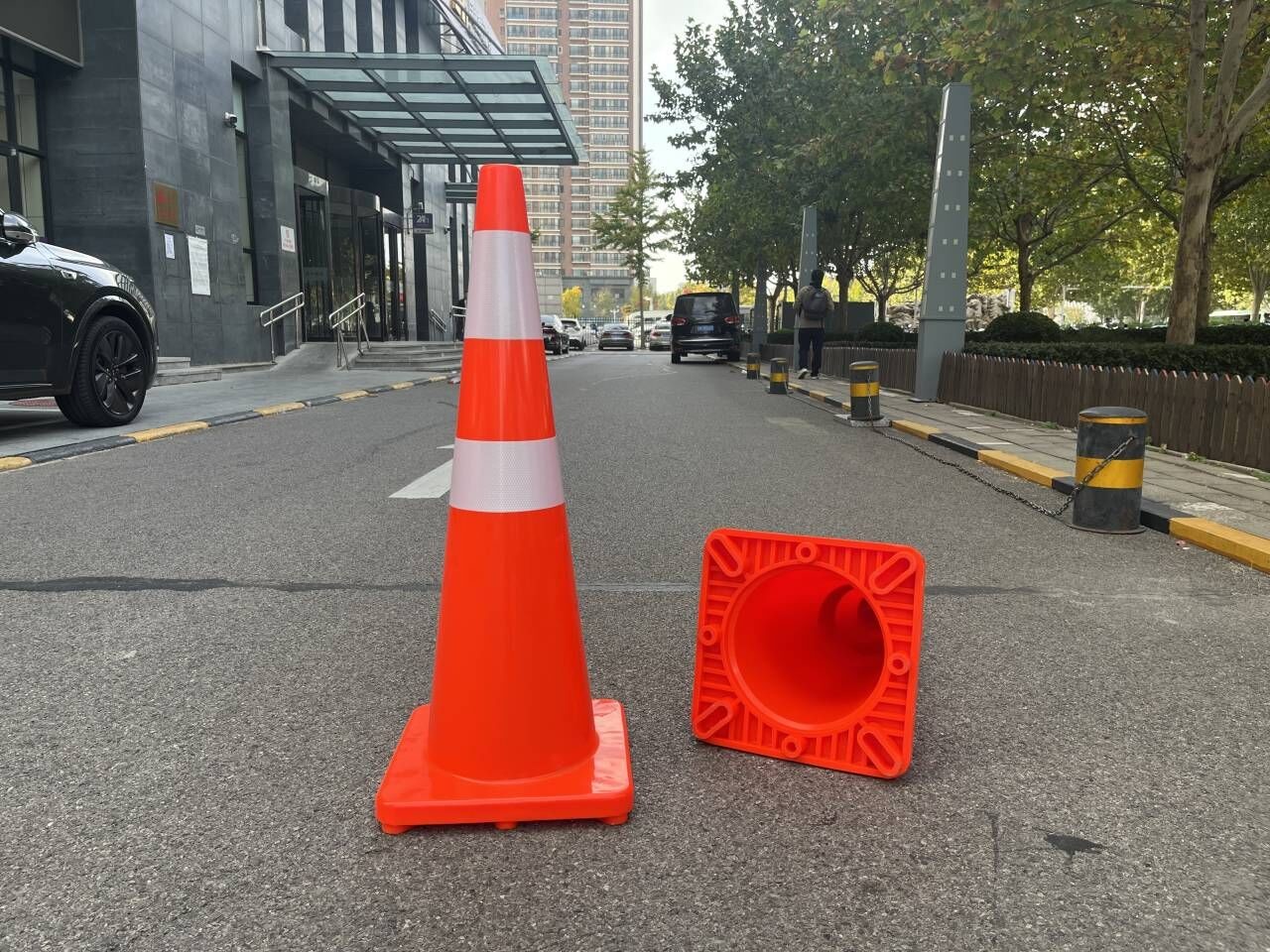 Highway Traffic Cone 36 Inch Flexible Pvc Traffic Cones Traffic Cones For Road Construction