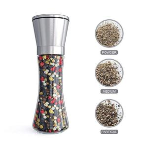 Quality Brushed Coarseness 286g 200ML SS Salt And Pepper Grinder wholesale