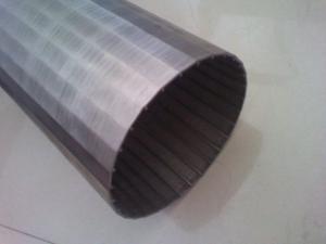 Quality OD 126mm Continuous Slot Screen Stainless Steel AISI 316 Tube wholesale