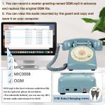 Events Plastic Recording Guest Book Clear Recording 10 Hours Audio Phone