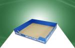Blue Retail PDQ Cardboard Pallet Trays For Aircraft Toy Display , Eco-Friendly
