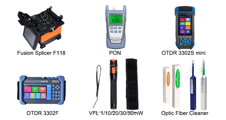 Automatic Heating Fiber Optic Fusion Splicer With 5 Inch Display Screen