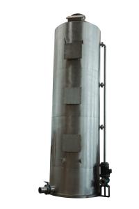 Quality 5000mm Height Acid Rain Scrubber , 3kw Gas Scrubbing Tower wholesale