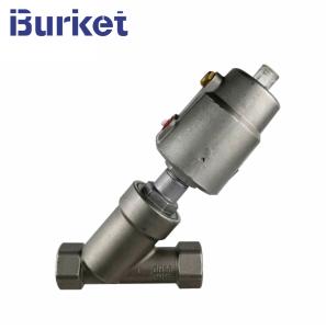 Quality DN80 PN16/20 Stainless Steel Thread Angle Seat Valve with SS304/Plastic pneumatic cylinder wholesale
