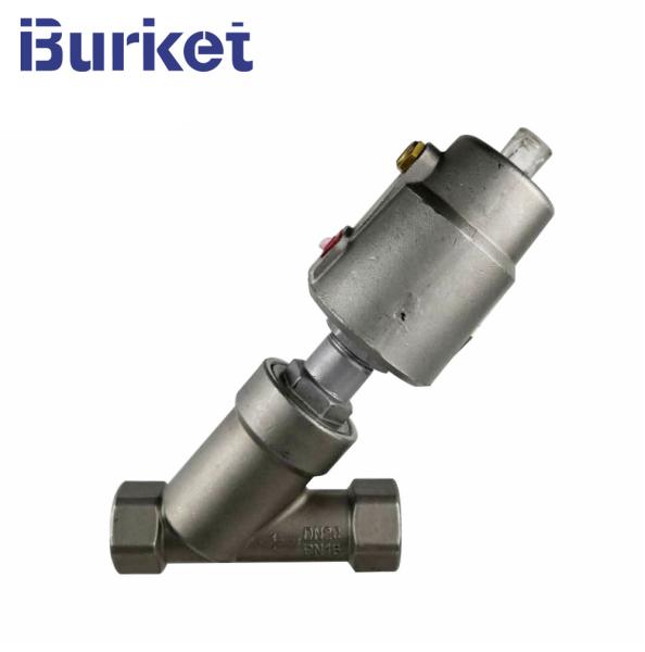 DN40 PN16/20 Stainless Steel Thread Angle Seat Valve with SS304/Plastic