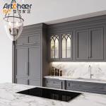 Contemporary Design Kitchen Cabinet With E1 Material Grade Eco Friendly Shelves