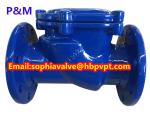 DN200 PN16 GGG50 DIN swing check valve