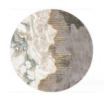 Living Room Geometric Decorative Carpet Chair Floor Mat Round Computer Chair