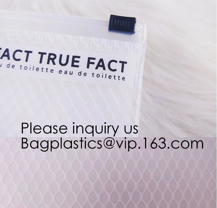 Colored PVC Film Bubble Bag/Special PVC k Bubble Bag/New Material Bubble Mailer With Zipper, bagease, bagplastics