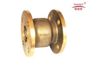Quality yomtey brass flanged silencer check valve wholesale
