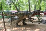 Simulation Brown Realistic Animatronic Dinosaur Products For Amusement Park