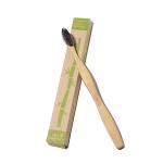 Travel Ultra Soft Bristles Bamboo Charcoal Toothbrush Eco Friendly Reusable ODM