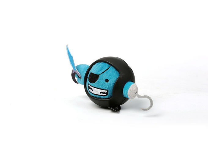 Helmet Pirate Very Durable Dog Toys Tough Chewers Sturdy Pet Bite Play Plush 10x16cm