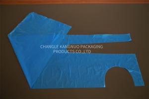 Quality Blue Polythene Colored Hygiene PE Plastic Throw Away Aprons 800x1250mm Size wholesale
