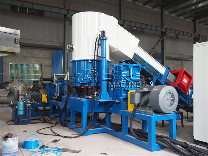 PE Bag Plastic Recycling Machine Granulating Line 500 Kg / H