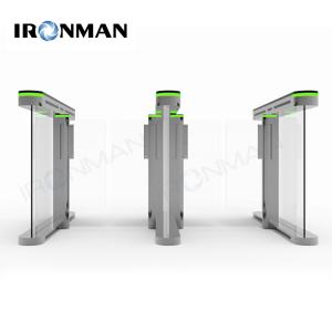 Quality Sliding Turnstile Barrier Gate , Custom Electric Turnstiles 1400*335*980mm wholesale