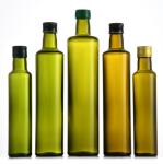 Collar Material Glass Dark Green Square Bottles 250ml 500ml 700ml for Cooking