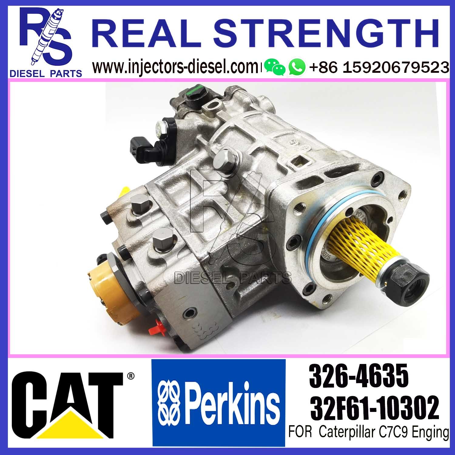326-4635 3264635 Cat Injector Pump Assy 32F61-10302 For CAT 323D Excavator C6.4