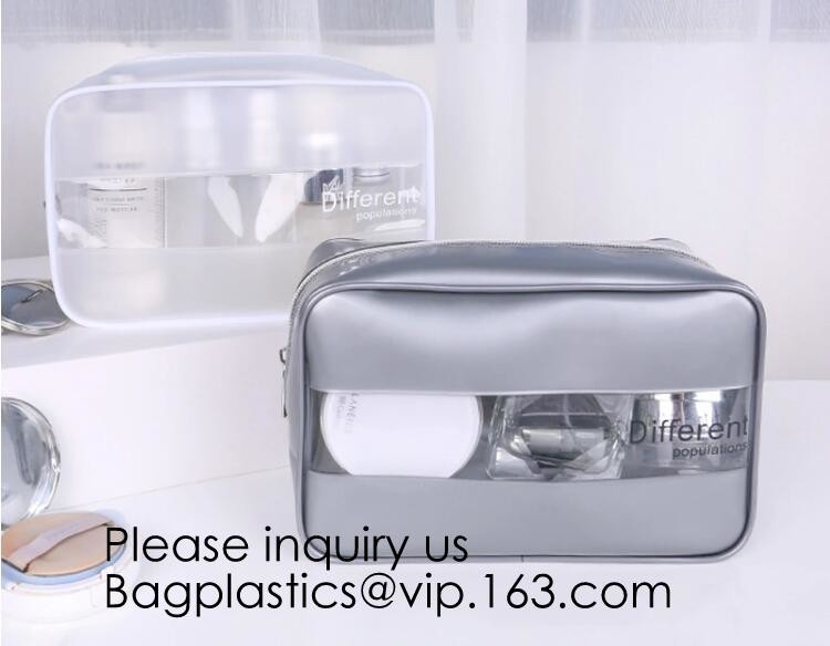 Waterproof PVC Cosmetic Pouch Wholesale Cheap Make Up Makeup Case Bag Travel Toiletry Pouch Organizer, bagease, bagplast