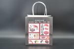 Extra Large Wide Bottom White Kraft Paper Bags Printing Customized