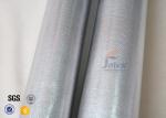 0.8mm Silver Coated High Silica Fabric For Fire Blanket / Curtain