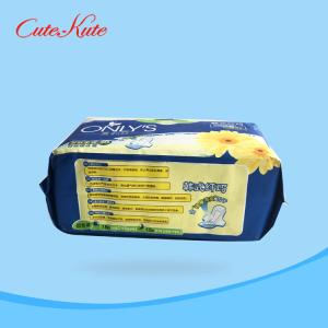 Quality 240mm Disposable Sanitary Napkins PE Film Organic Cotton Menstrual Pads SAP wholesale