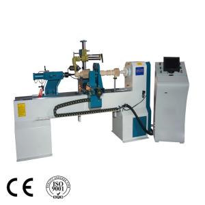 Quality L2500mm Automatic Wood Lathe Machine , Dia400mm Cnc Profile Cutting Machine wholesale