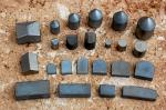 Semi Ballistic Spike Tungsten Carbide Inserts Button Carbide Round Shape