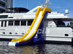 Quality 7.7m Long Inflatable Water Slide For Yacht , Yacht Inflatable Water Slide wholesale
