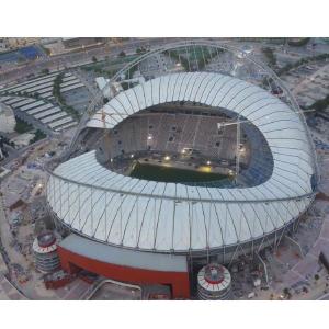 Quality Large Span Space Frame Stadium Lightweight Prefab Steel Building Gym wholesale