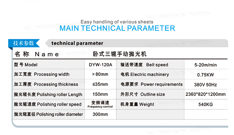 Home 150mm Polishing Roller Woodworking Brush Sanding Machine with Manual Operation