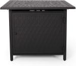 Patio Outdoor Steel 28 Inch Gas Square Fire Pit For Patio Garden Outdoor