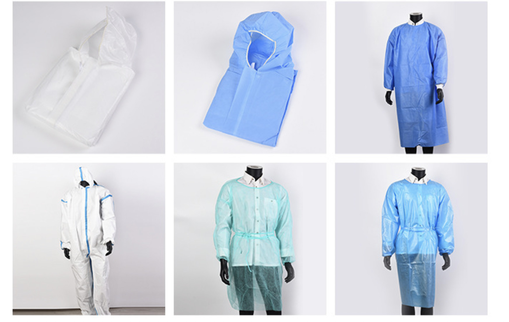 White List Factory Wholesale Price Affordable Industrial Use Clothing Chemical Coverall with Zipper and Custom Service