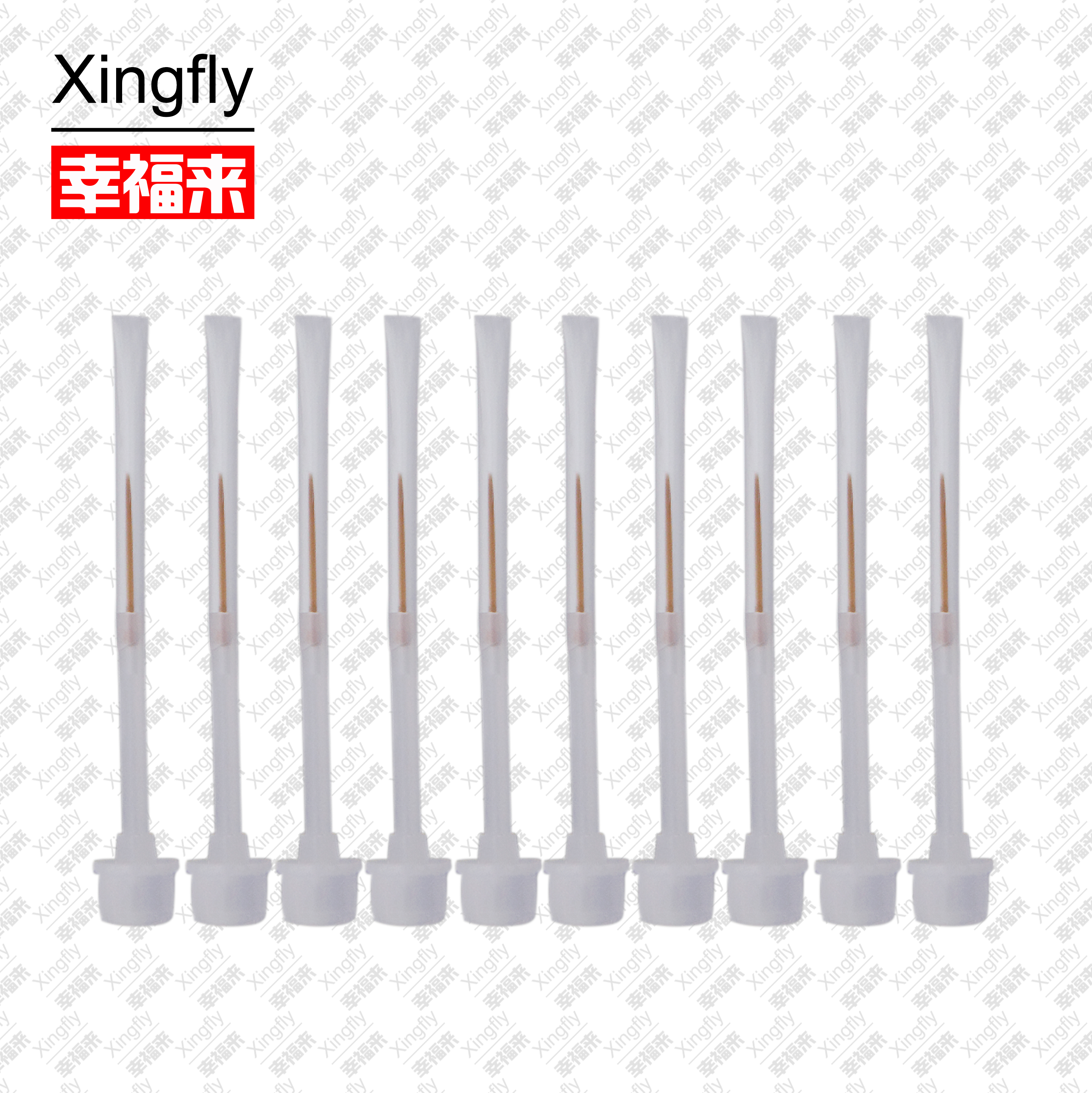 Xingfly Nail Art Polish Thin Brush Nylon Hair Plastic Handle Material