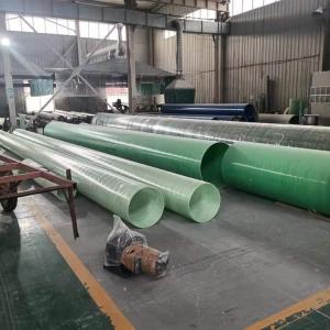 Quality Oil Treatment FRP Pipe With Printed Flange Diameter Range DN50-2000mm wholesale