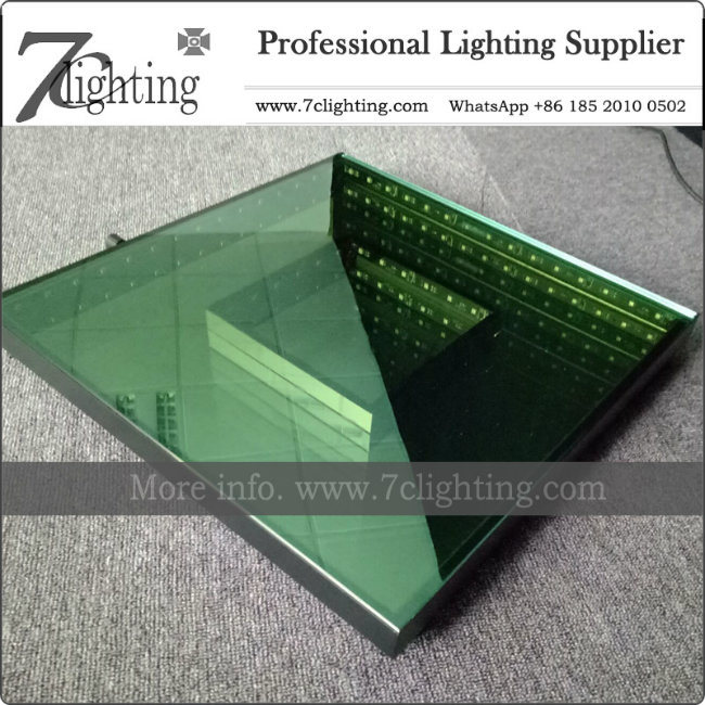 Mirror LED Dance Floor Packages Event Wedding 3D Optical Illusions Dancing Floor
