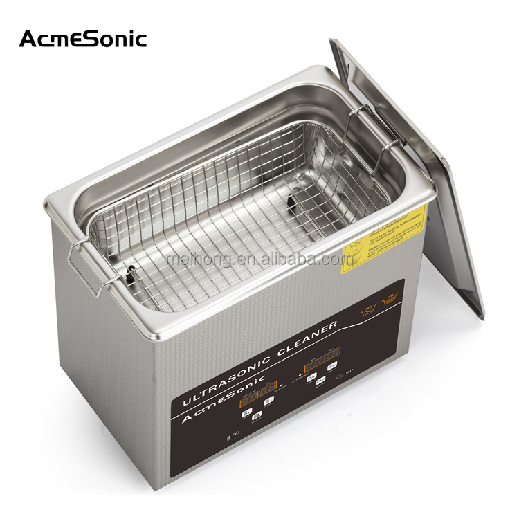 Heater OEM Digital Ultrasonic Cleaner 3L 120W With Digital Timer