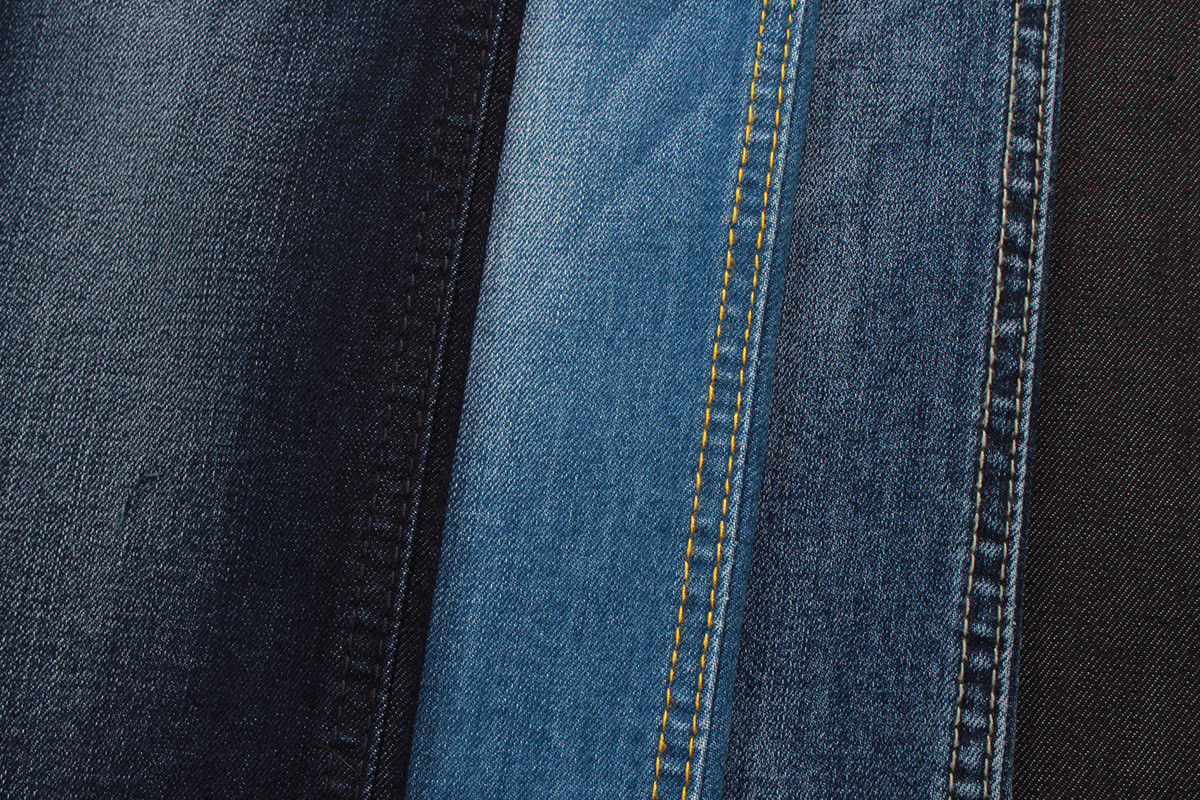 10.2 Oz Stretch Denim Fabric With UF Slub 58/59" Raw Material Custom