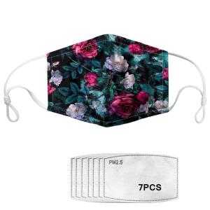Quality Fashion Reusable Cloth Face Mask With Filter Pocket wholesale
