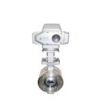 Stainless Steel Straight Through Type Electric High Temperature Control Ball