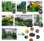 Used Rubber Conveyor Belts Recycling Line / Waste Tire Recycling Machine
