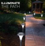 Plastic 12 Inch 1.20volts Waterproof LED Solar Garden Lights