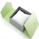 custom middle opened door book shape watch box luxury rigid hinged packaging