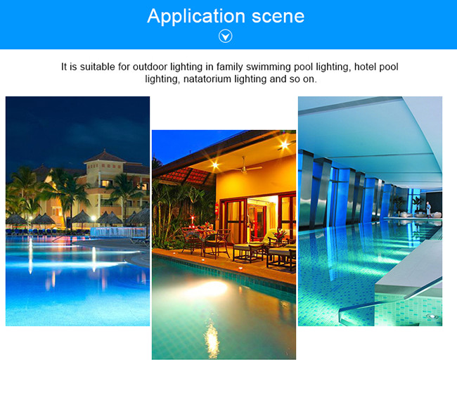 Colorful IP68 Led Underwater Spot Light , RGB Underwater Led Pond Lights DC 24V